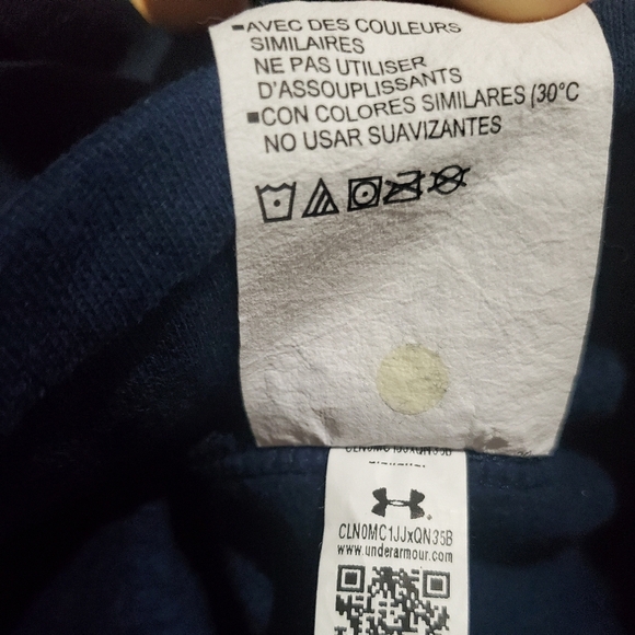 Under Armour Project Rock Sweatshirt - Navy BlueWomens Size Medium - Picture 2 of 6